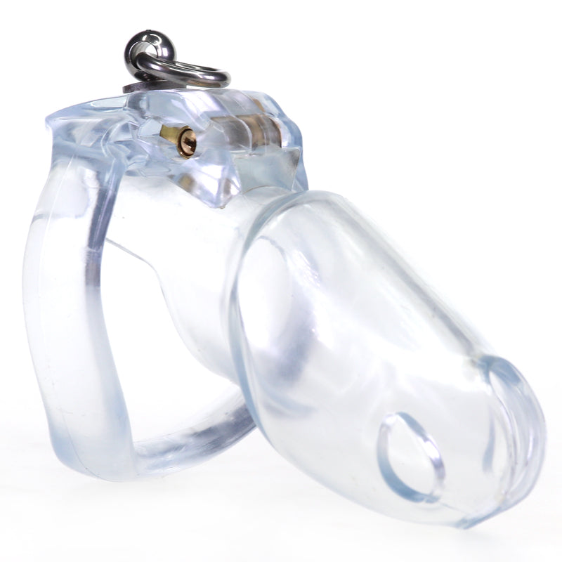 LOCK4D Advanced Comfort V4 Chastity Cage Small Clear