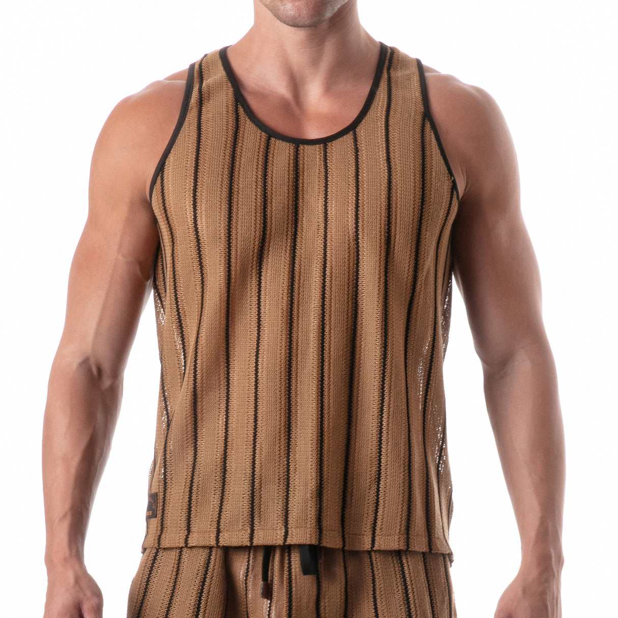 Leader Wanderlust Knit Tank Top Camel