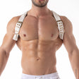 Leader White Party Fetish Harness