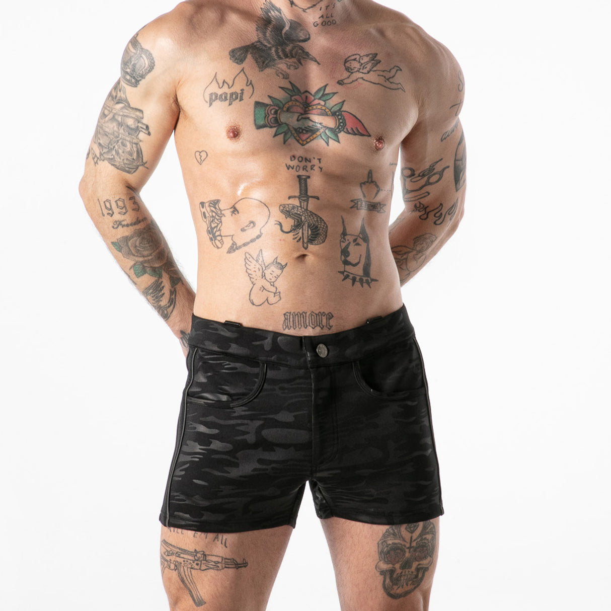 Locker Gear Full Access Military Short Black