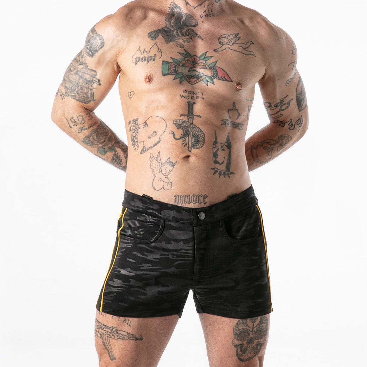 Locker Gear Full Access Military Short Yellow