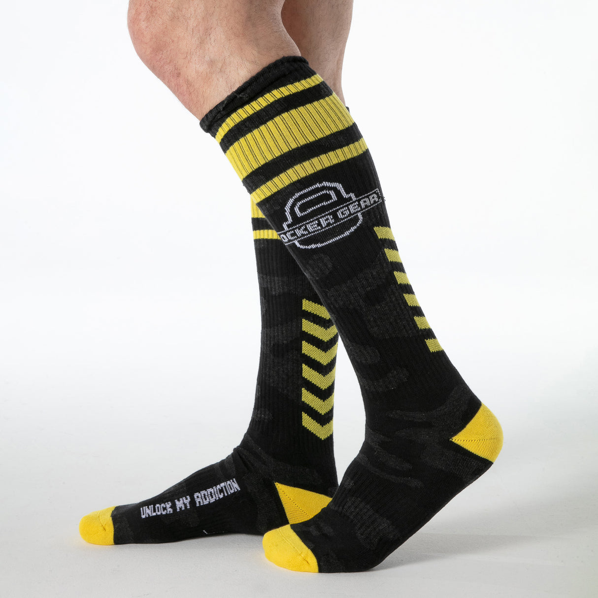 Locker Gear Military Knee High Socks Yellow