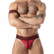 Locker Gear Sport Mesh Jockstrap Red