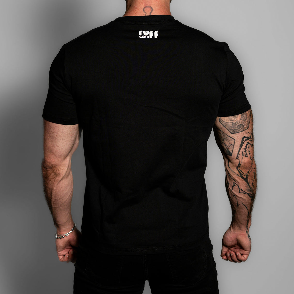 ruff GEAR Barcode Graphic T-Shirt PROUD BLACK RAINBOW