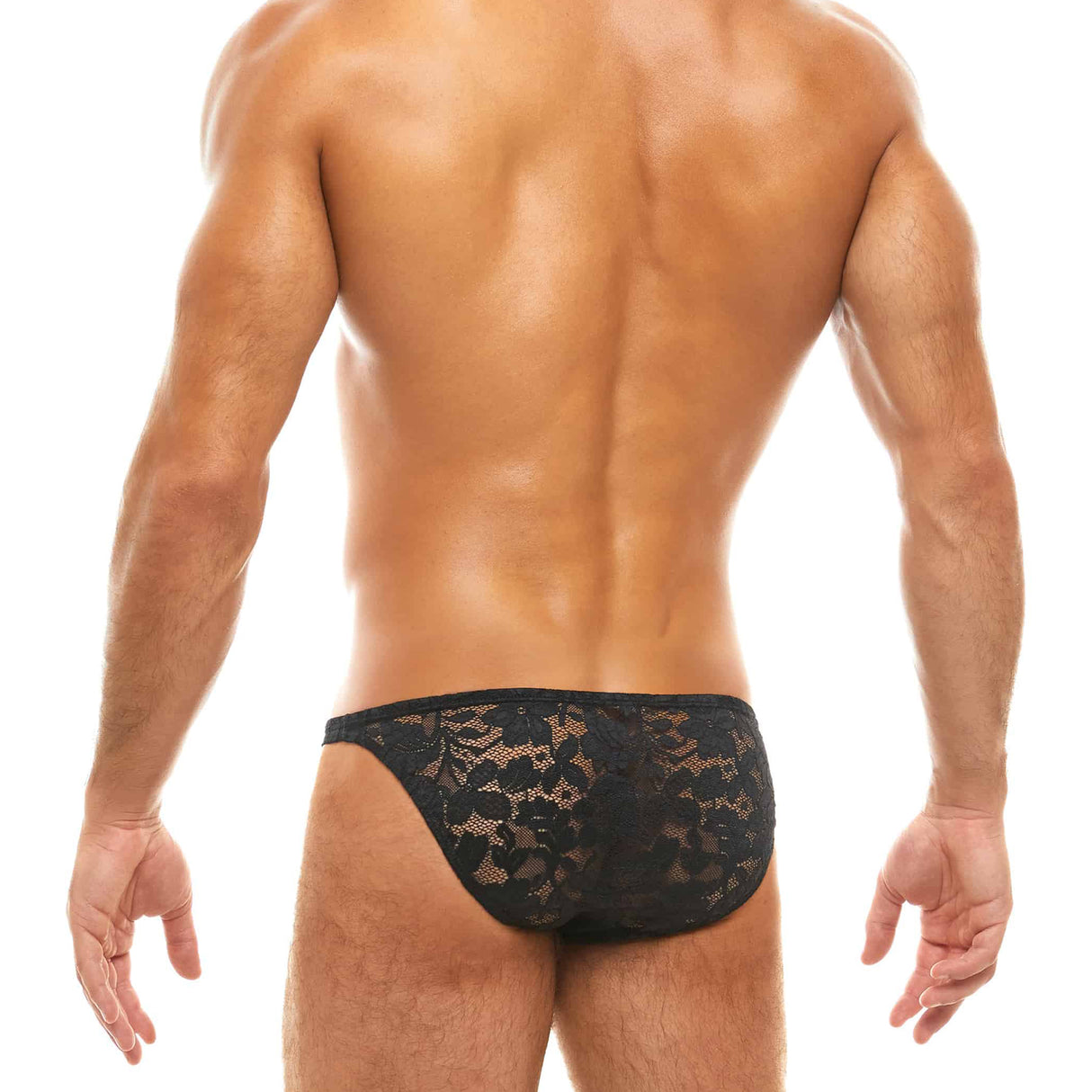 Modus Vivendi Floral Lace Low Cut Brief Black