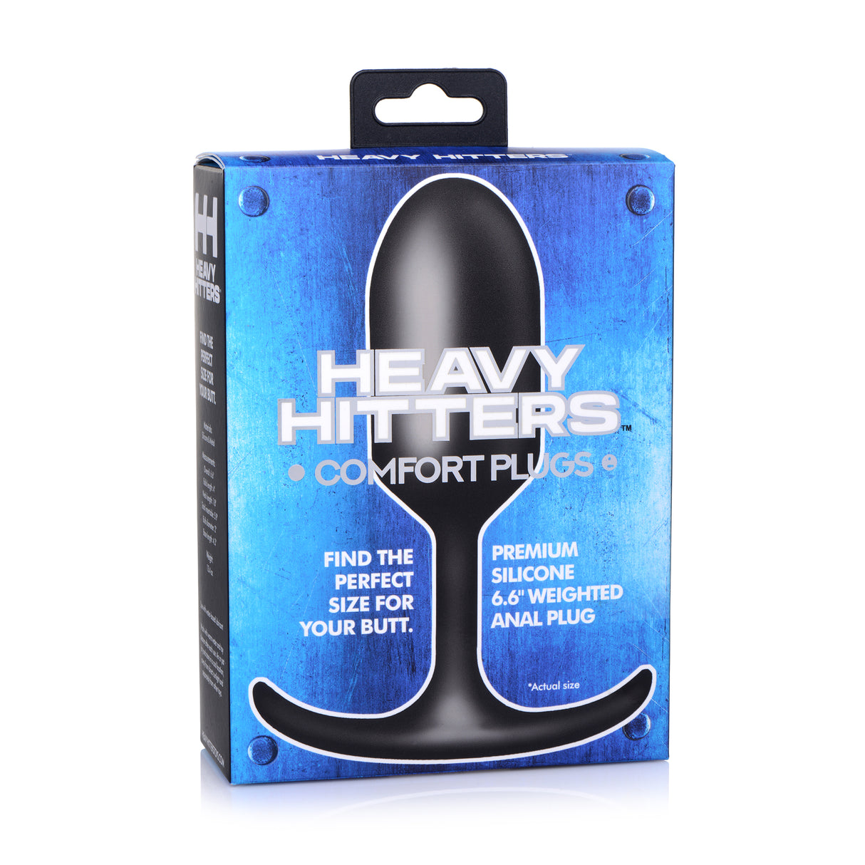 Heavy Hitters Comfort Plugs Premium Silicone Weighted Anal Plug 6.6 Inch