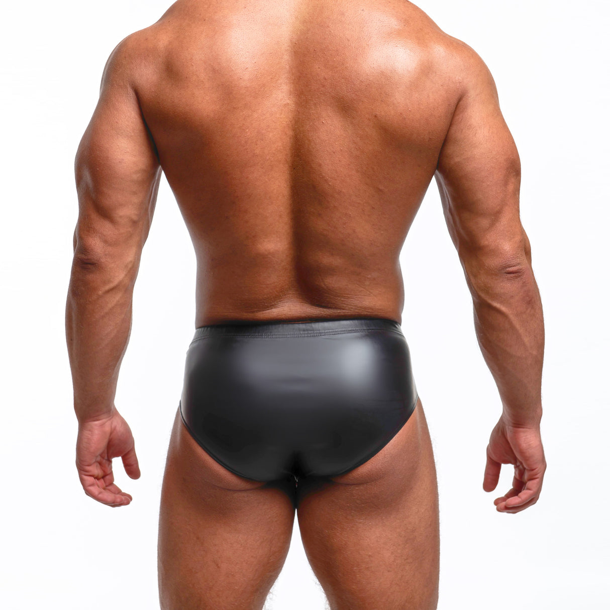 Spartas Ares Fetish Brief Black Red