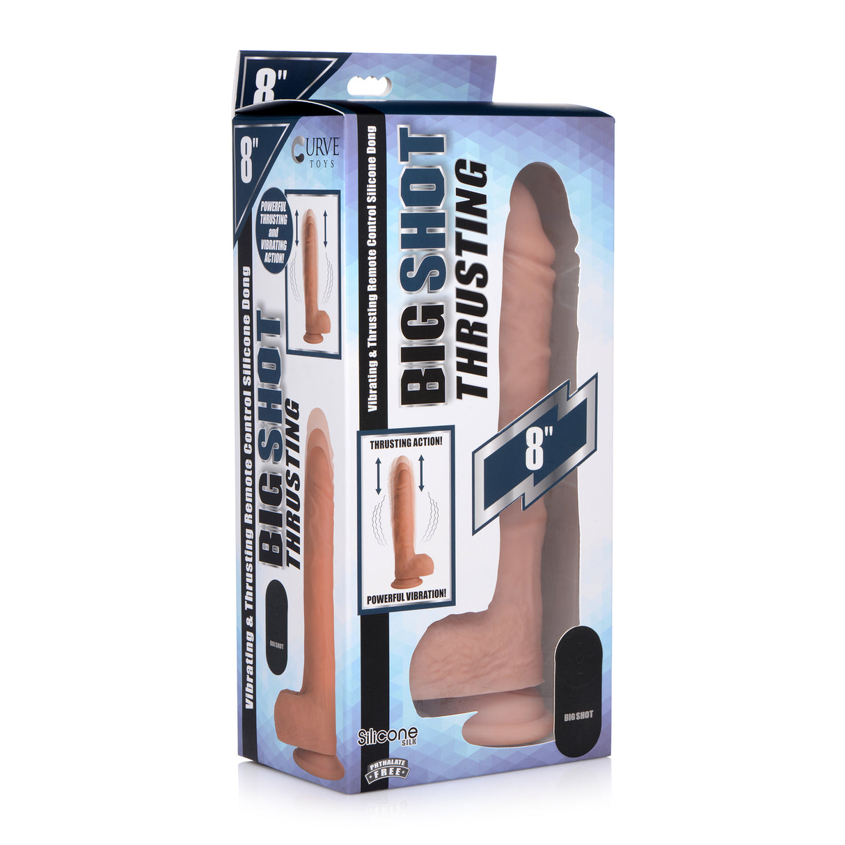 Big Shot Thrusting Dildo 8 Inch