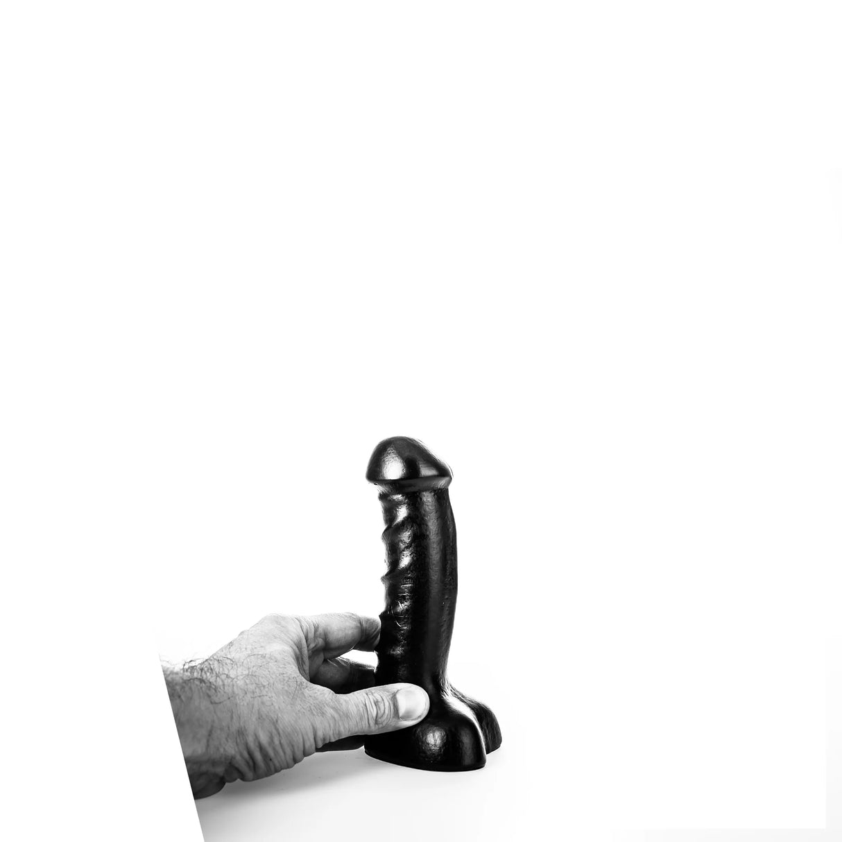 ruff GEAR Cavalier Dildo 7.1 Inch Black