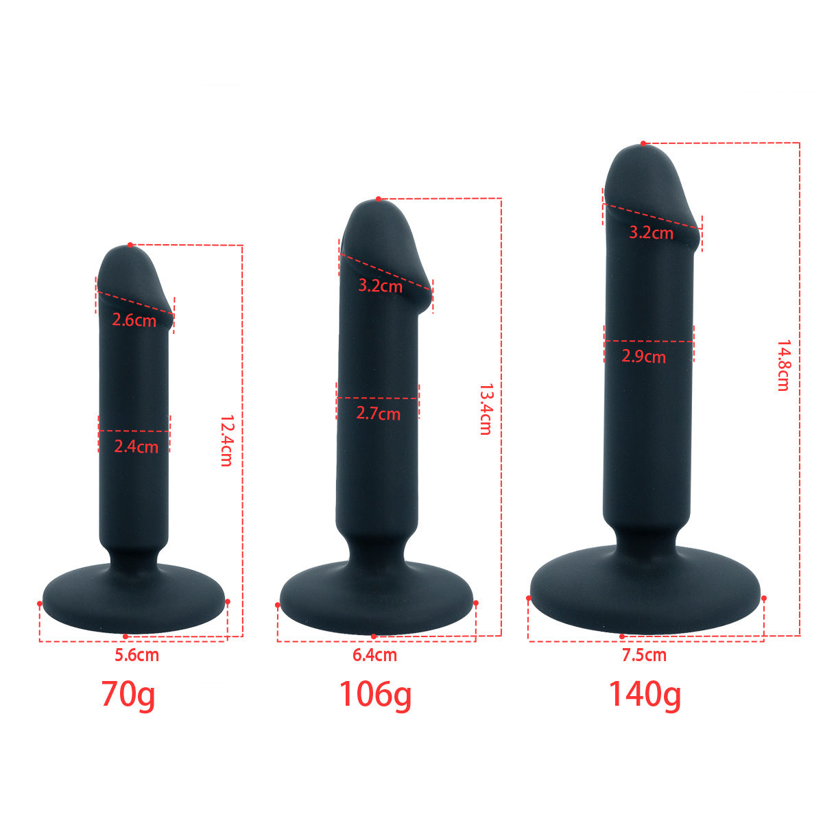 ruff GEAR Silicone Anal Dildo Rider Kit