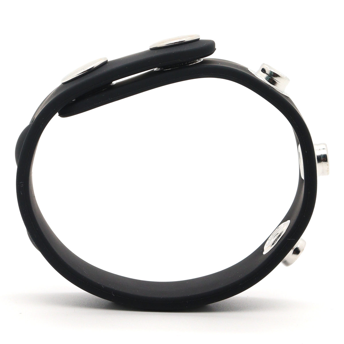 ruff GEAR Silicone Snap Adjustable Cock Ring Black