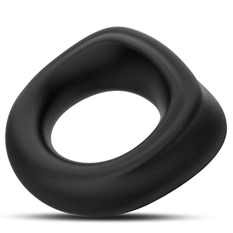 ELITE Liquid Silicone Bulge Cock Ring Blue