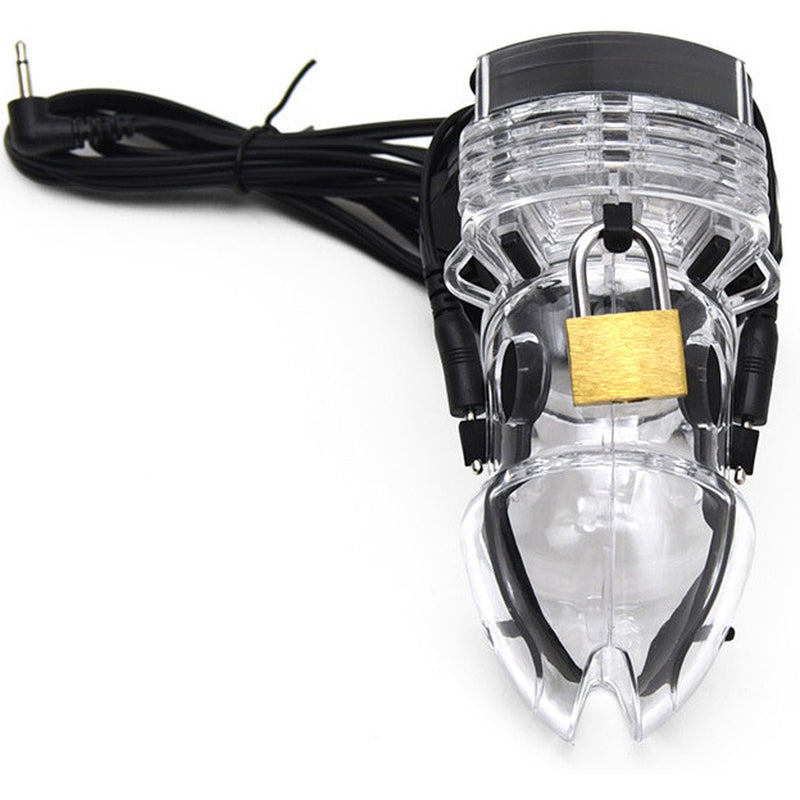 LOCK4D Electro Chastity Cage Kit Clear