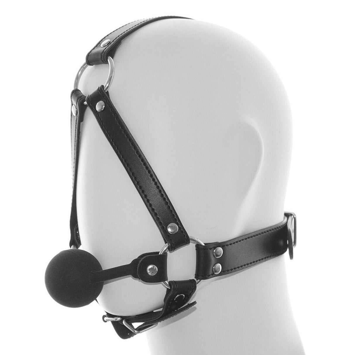 Ruff Gear Hush Silicone Ball Gag Harness
