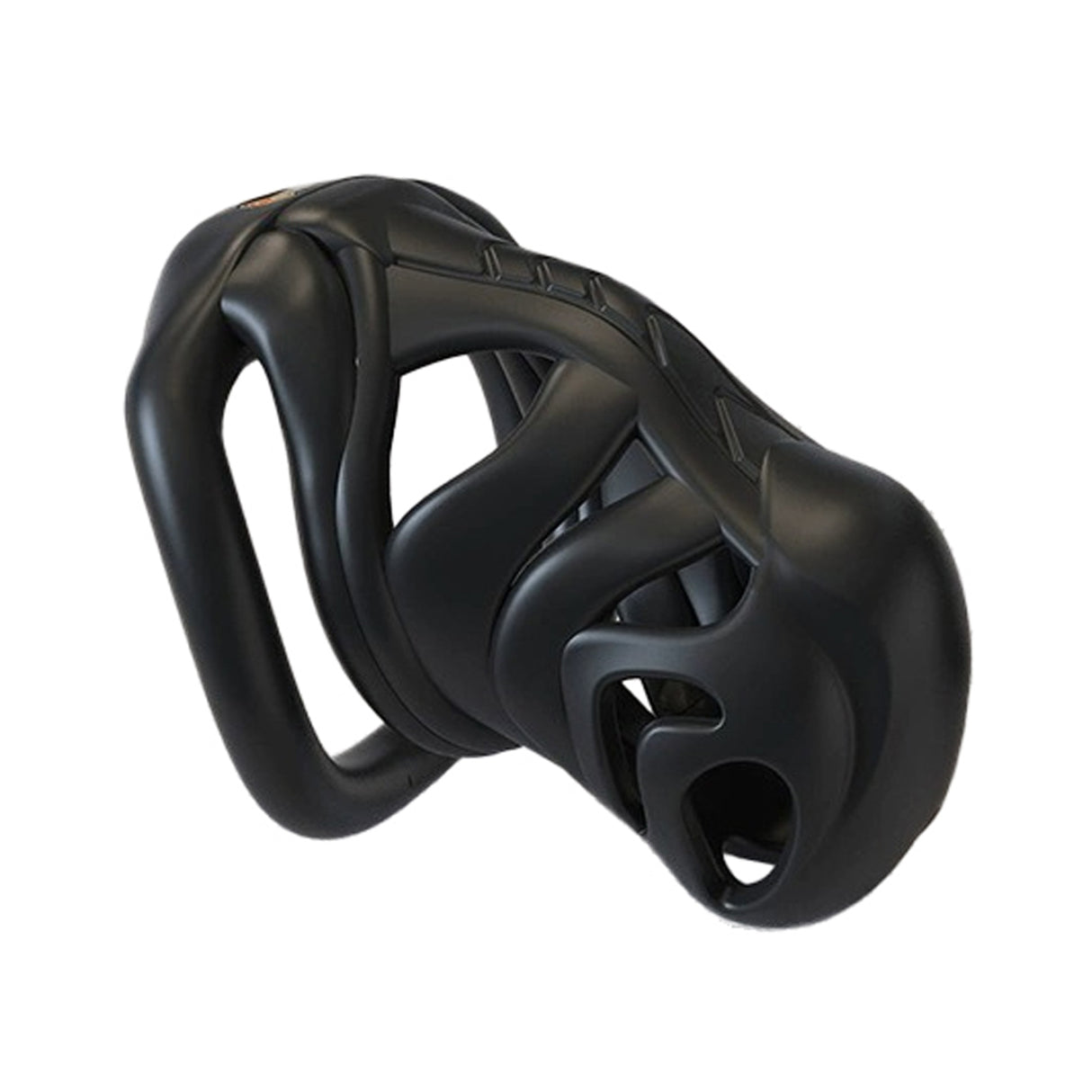 LOCK4D Xenomorph Bent Ring Chastity Cock Cage Medium