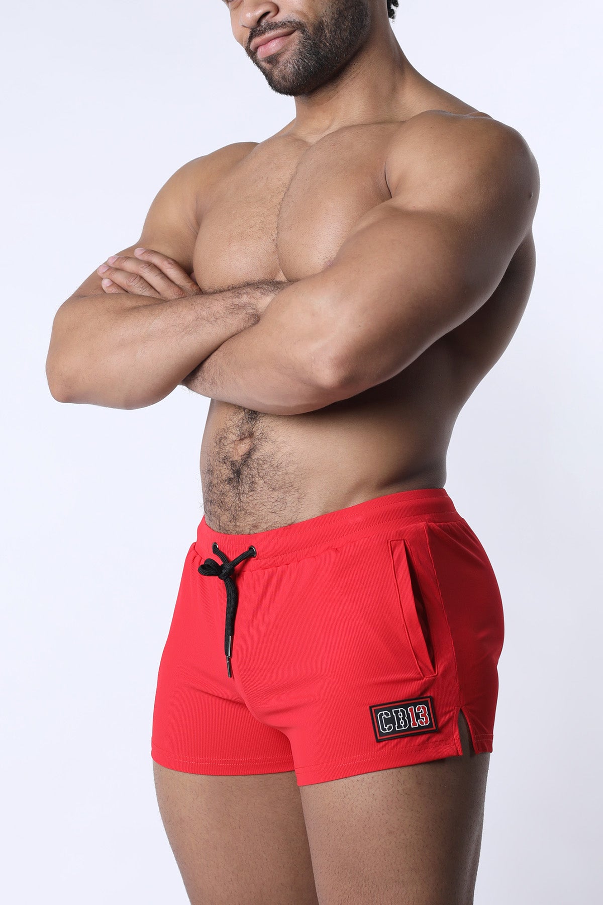 Cellblock 13 Muzzle Up Athletic Short Red