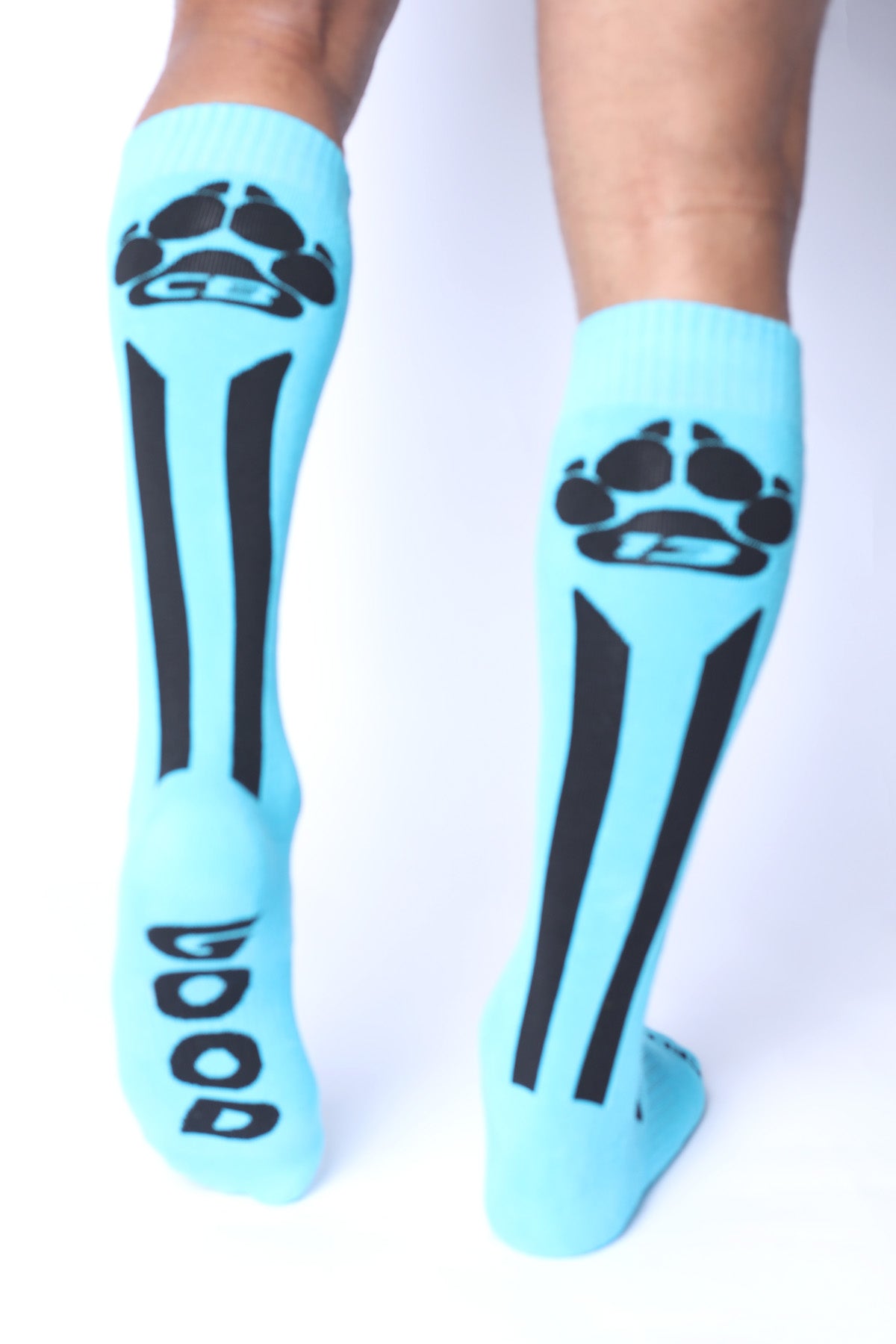 Cellblock 13 Muzzle Up Knee High Socks Turquoise