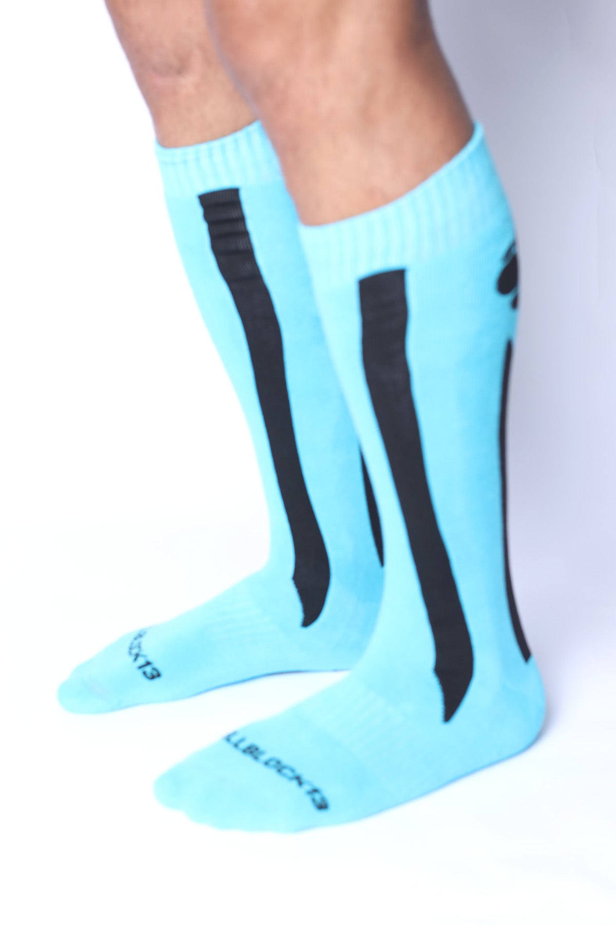 Cellblock 13 Muzzle Up Knee High Socks Turquoise