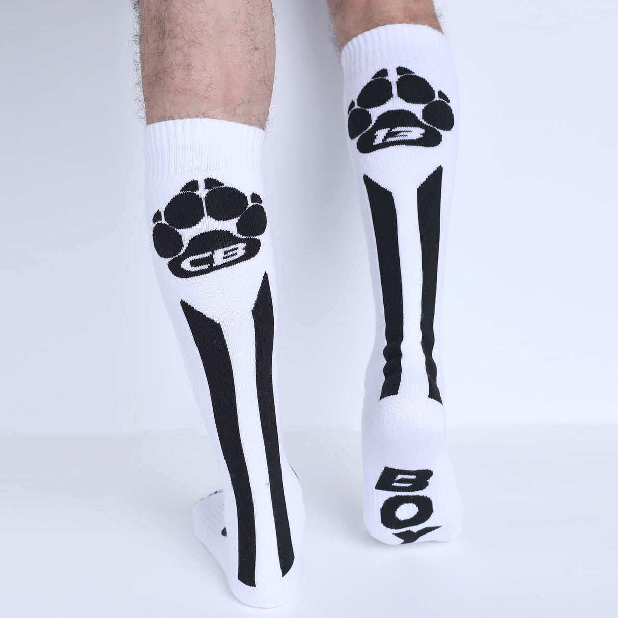Cellblock 13 Muzzle Up Knee High Socks White