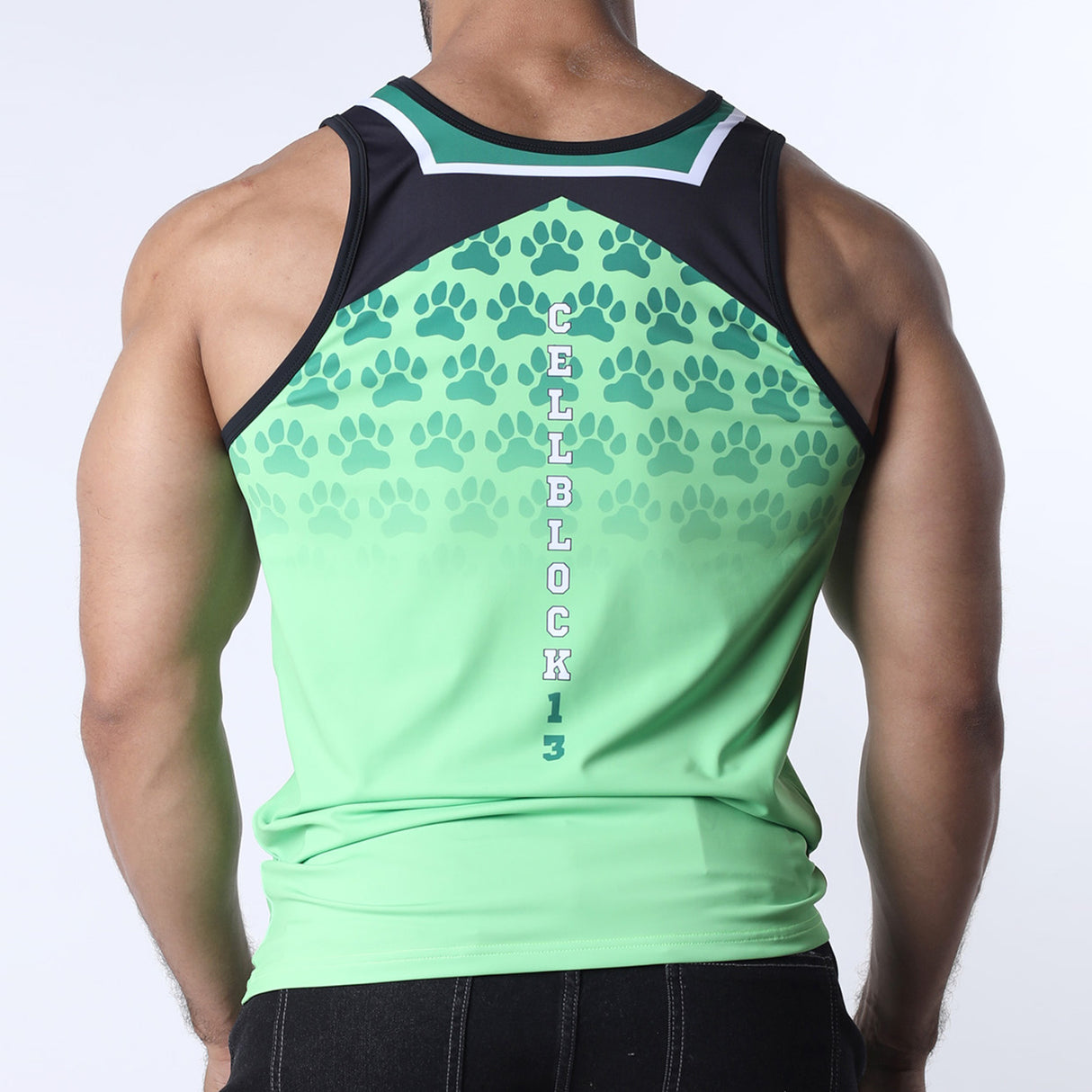 Cellblock 13 Muzzle Up Tank Top Green