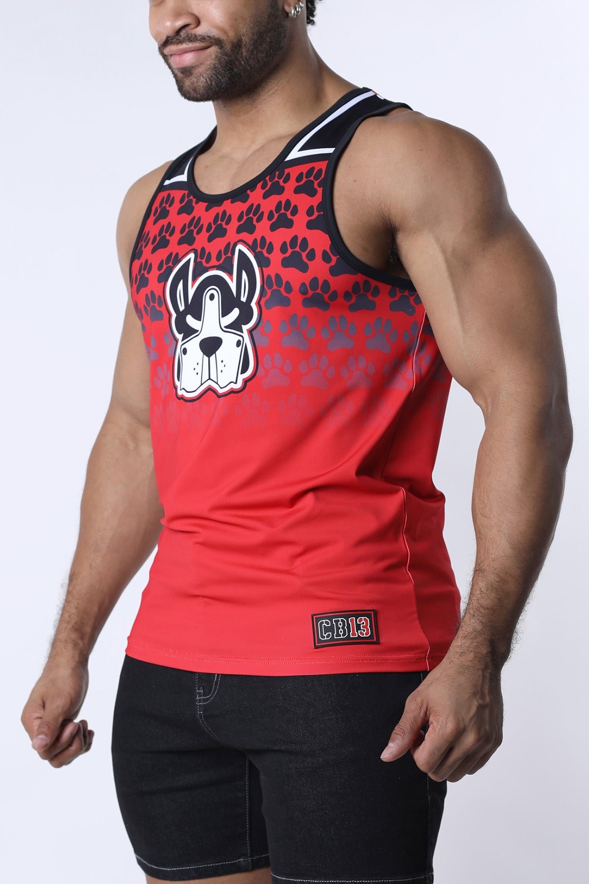 Cellblock 13 Muzzle Up Tank Top Red