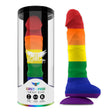 Mythology Corey Pride Dildo Large 7.5 Inch Rainbow