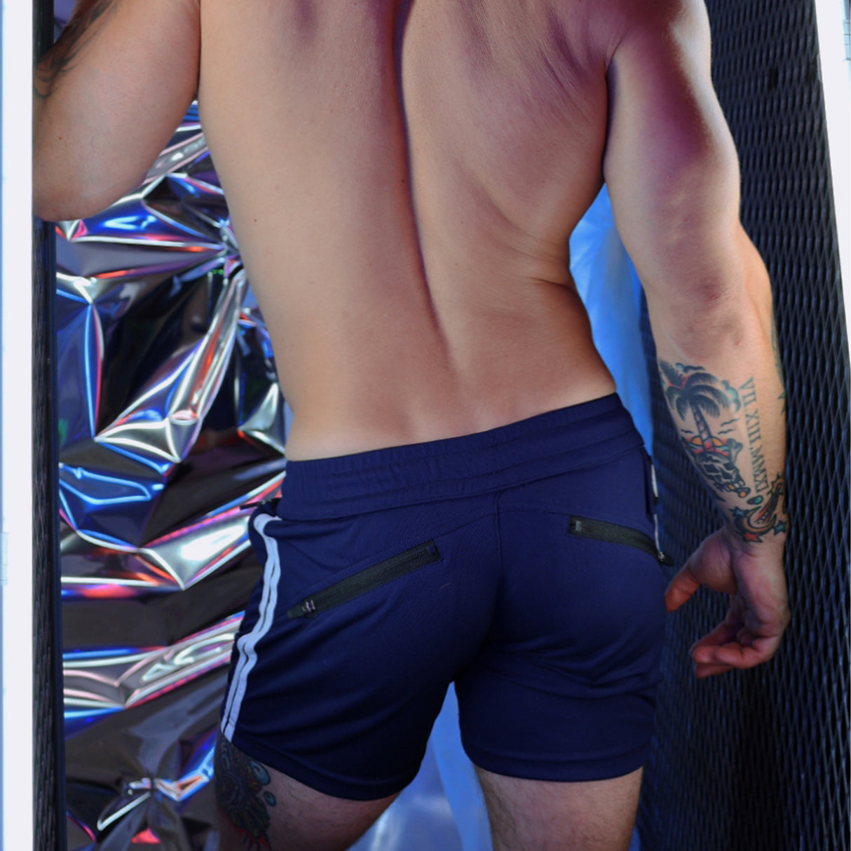 Breedwell Trade Trainer Shorts Navy