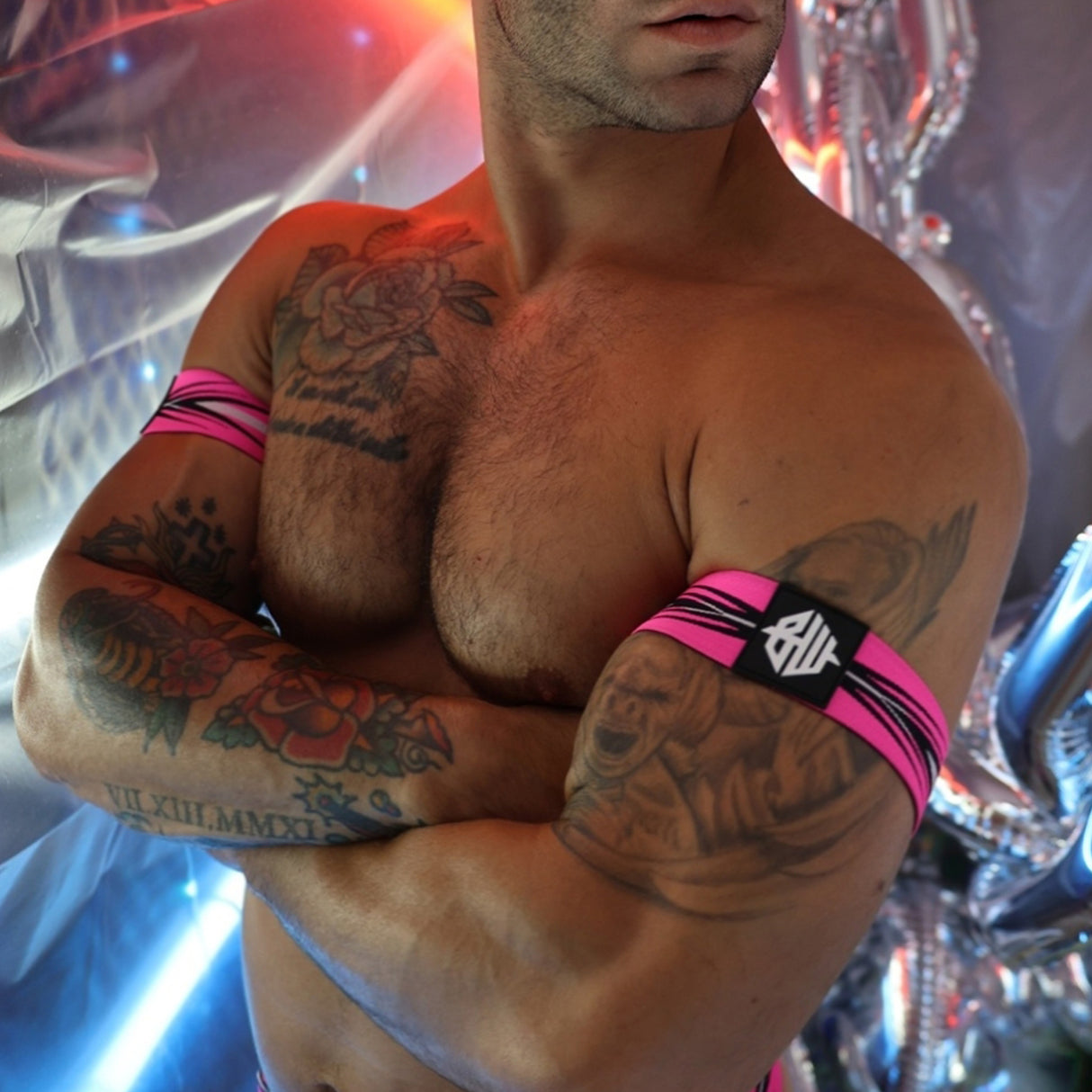 Breedwell Circuit Breaker Armband Neon Pink