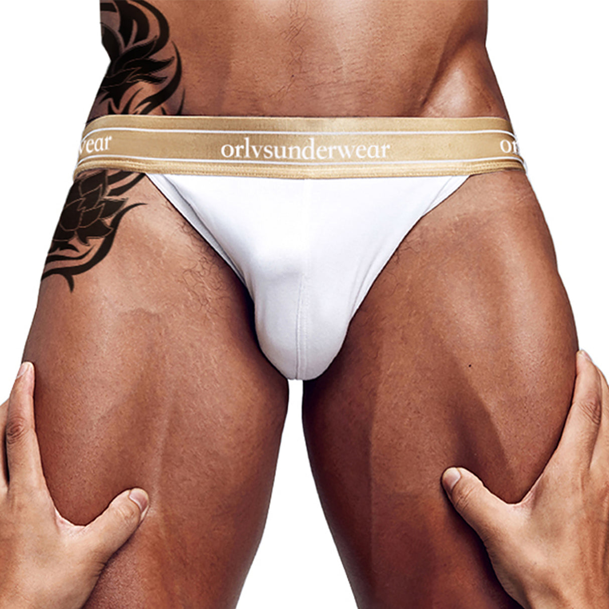 Orlus Austin Jockstrap White Gold