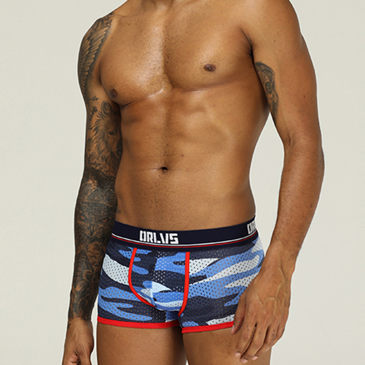 Orlus Denver Trunk  Camo Blue
