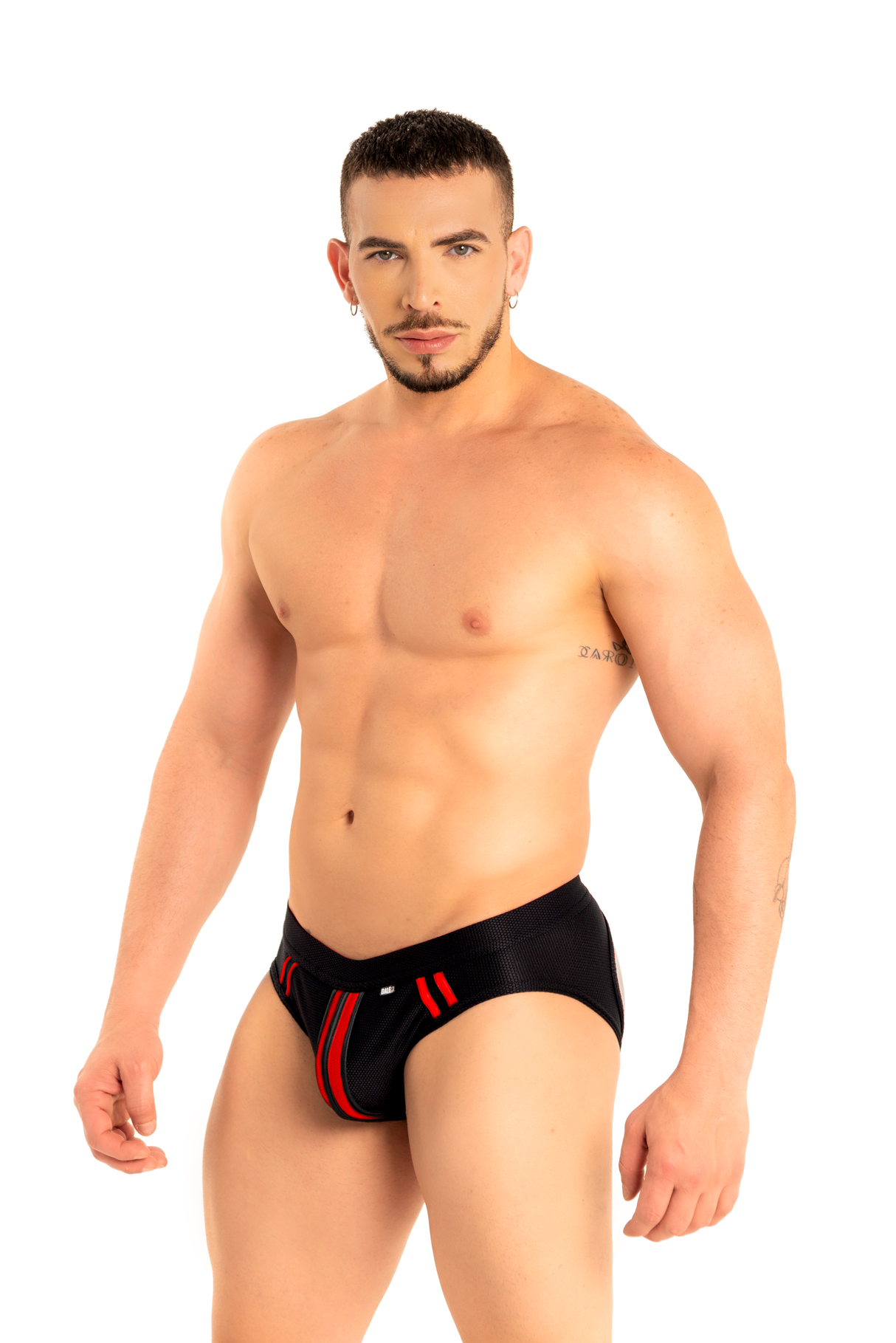 Dale Mas Biker + Kinky Jock Brief Black Red
