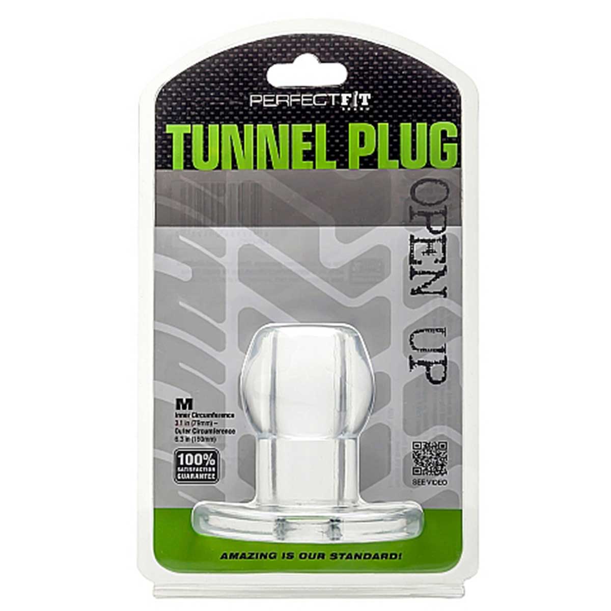 Perfect Fit Tunnel Plug Medium Transparent