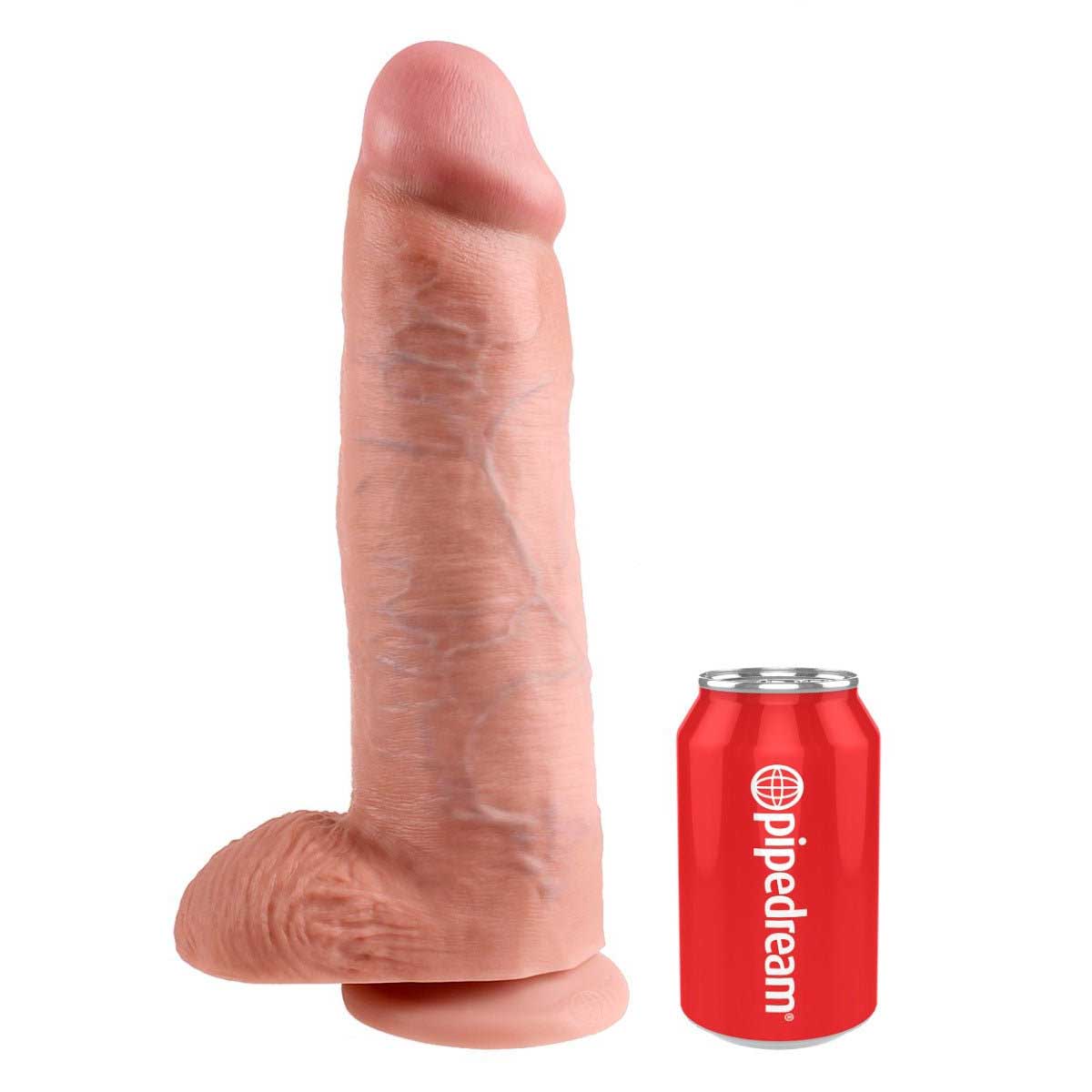 Pipedream King Cock 12 Inch Cock with Balls Flesh