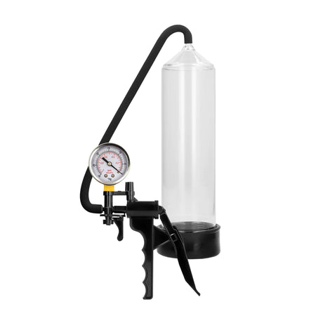 Pumped Elite Beginner Pump with PSI Gauge Clear