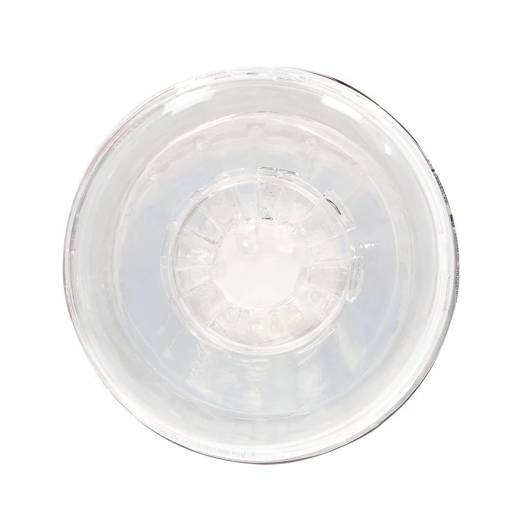 RealRock Crystal Clear Easy Rider Textured Masturbator Clear