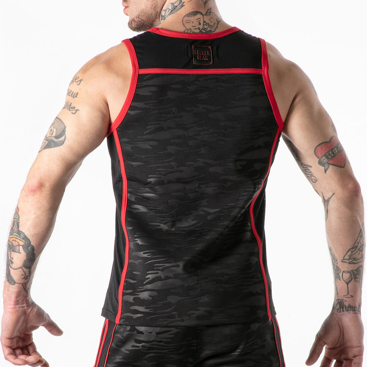 Locker Gear Full Access Military Tank Top Red