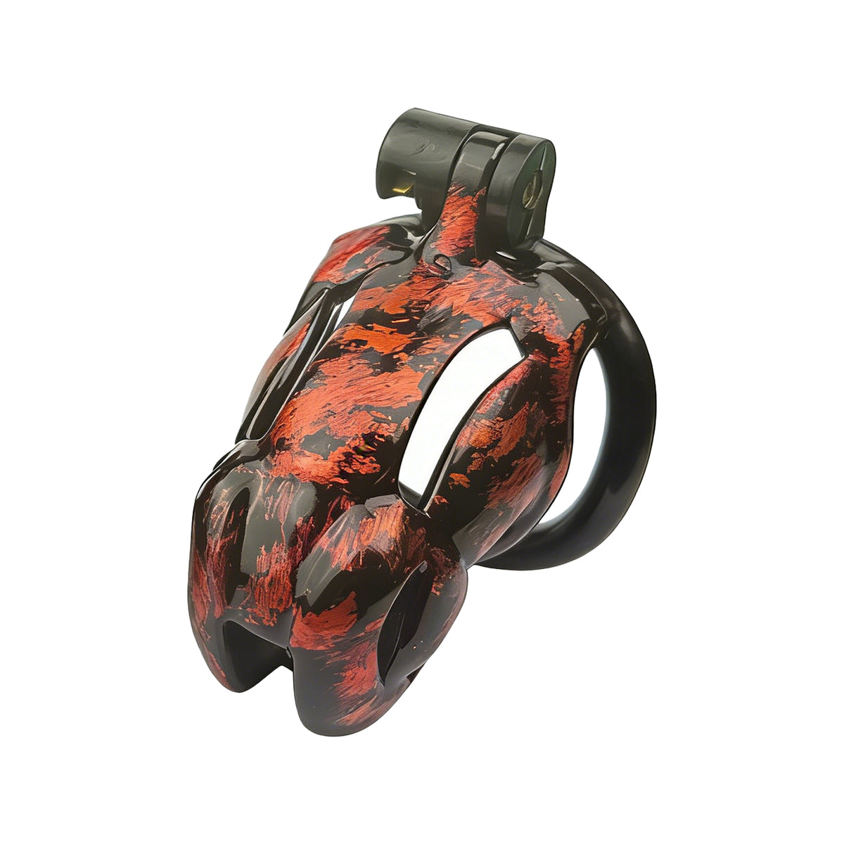 LOCK4D Creature Series Chastity Cage Red Medium