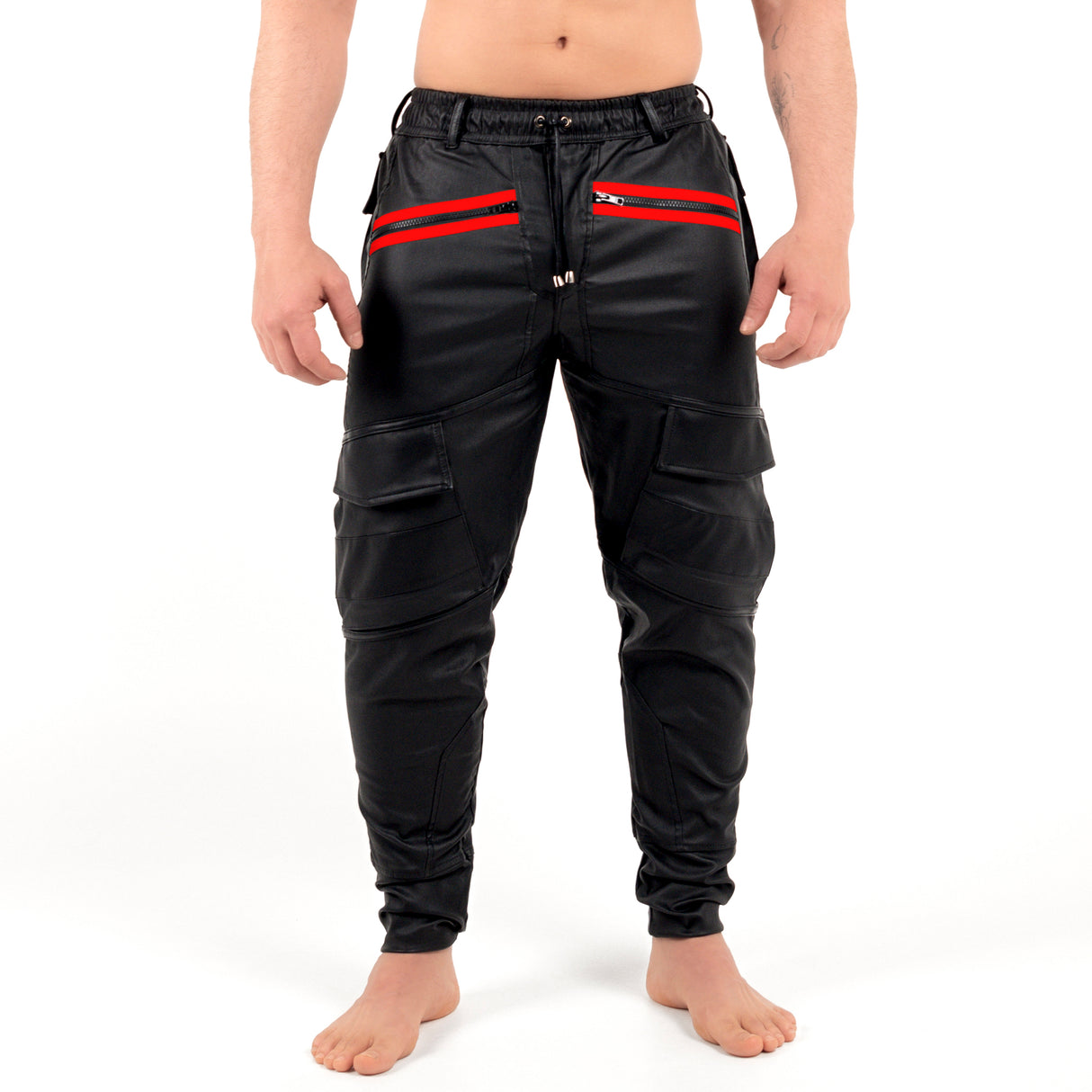 ROK Industrial Cargo Pants Black Red