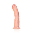 RealRock Curved Realistic Dildo 10 Inch Light