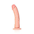 RealRock Curved Realistic Dildo 8 Inch Light Light 8 inch