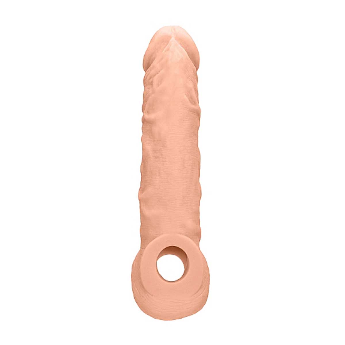 RealRock Lifelike Penis Sleeve 8 Inch Flesh