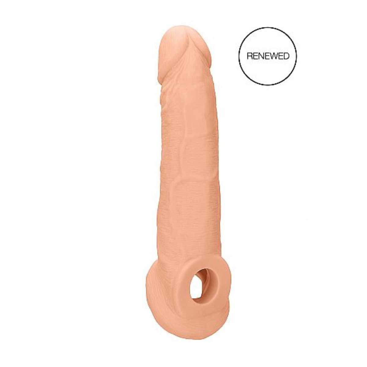 RealRock Lifelike Penis Sleeve 9 Inch Flesh