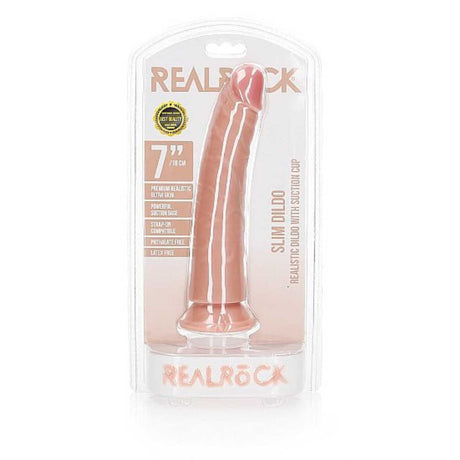 RealRock Slim Realistic Dildo 7 Inch Light