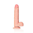 RealRock Straight Realistic Dildo with Balls 9 Inch Light
