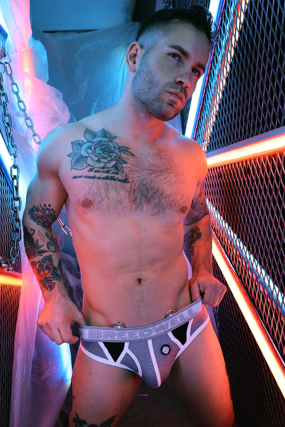 Breedwell Retro Remix Briefs Heather Grey