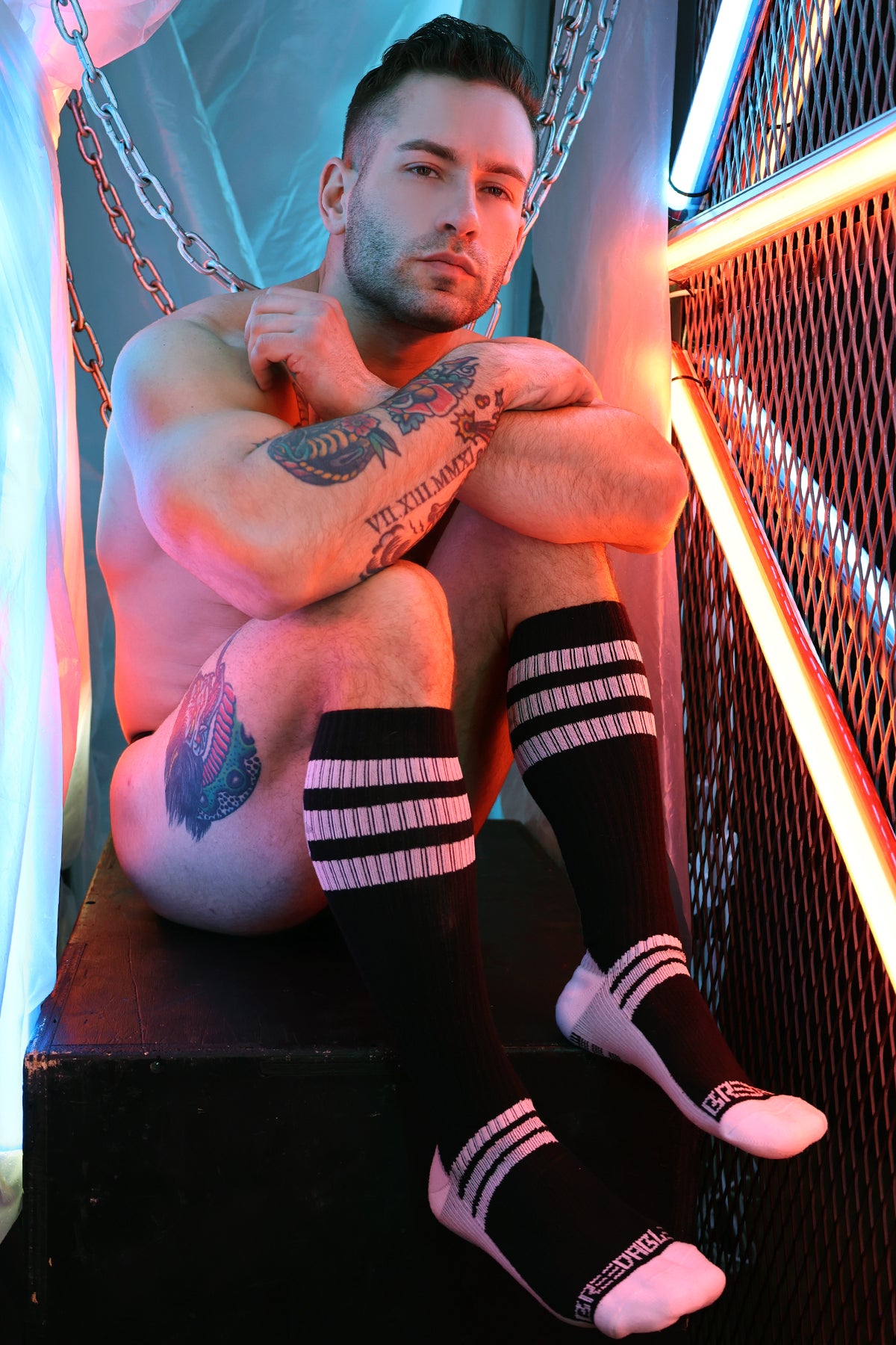 Breedwell Retro Remix Socks Black