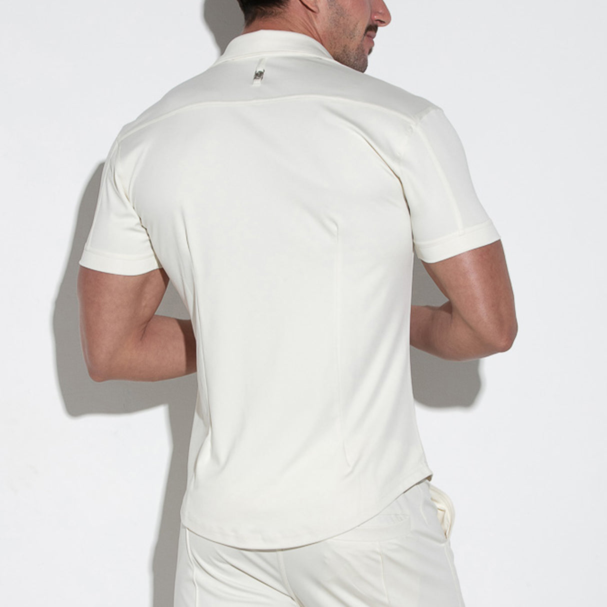 Code 22 Sleek Slim Shirt Off White