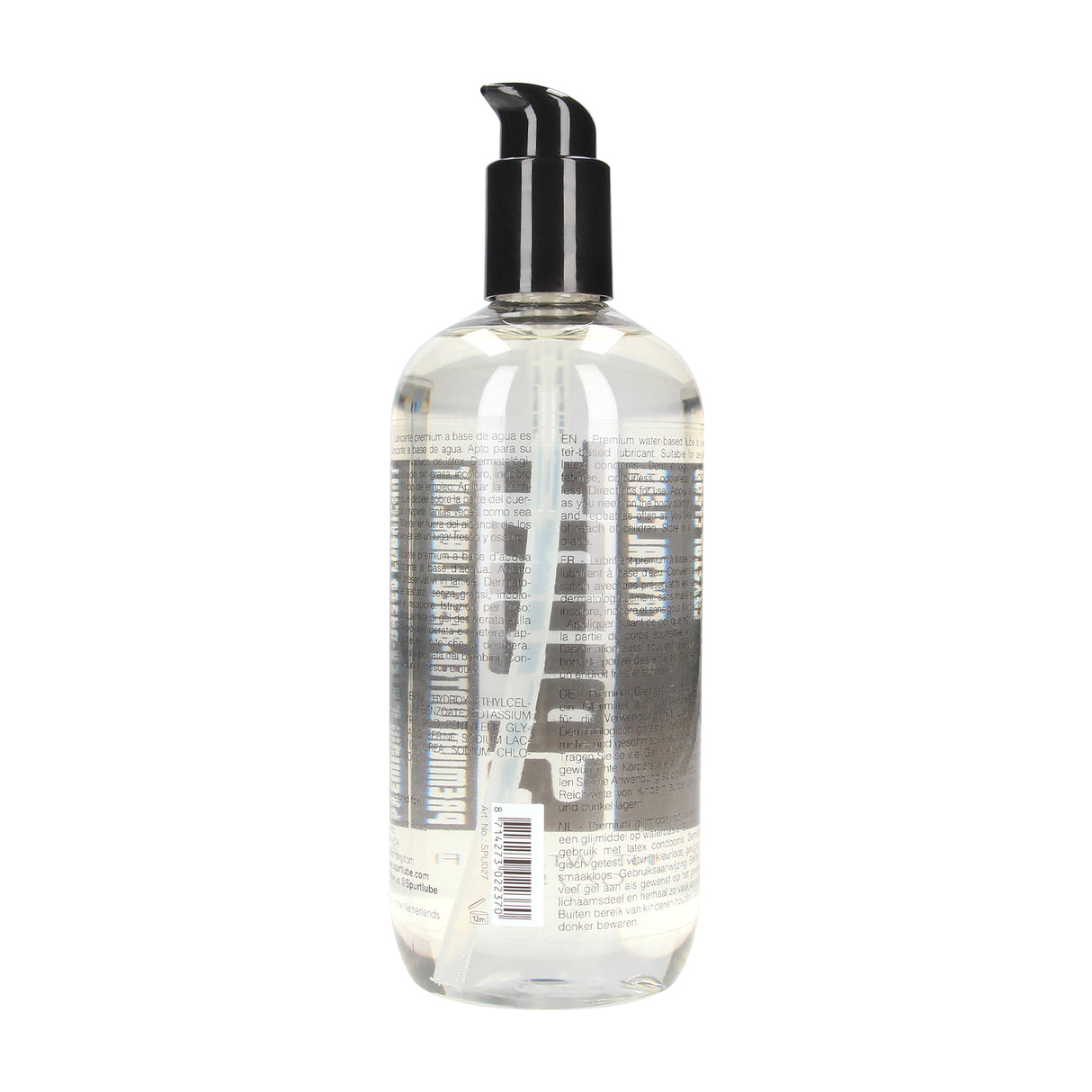 SPURT Crystal Clear Premium Water Based Lube 500ml