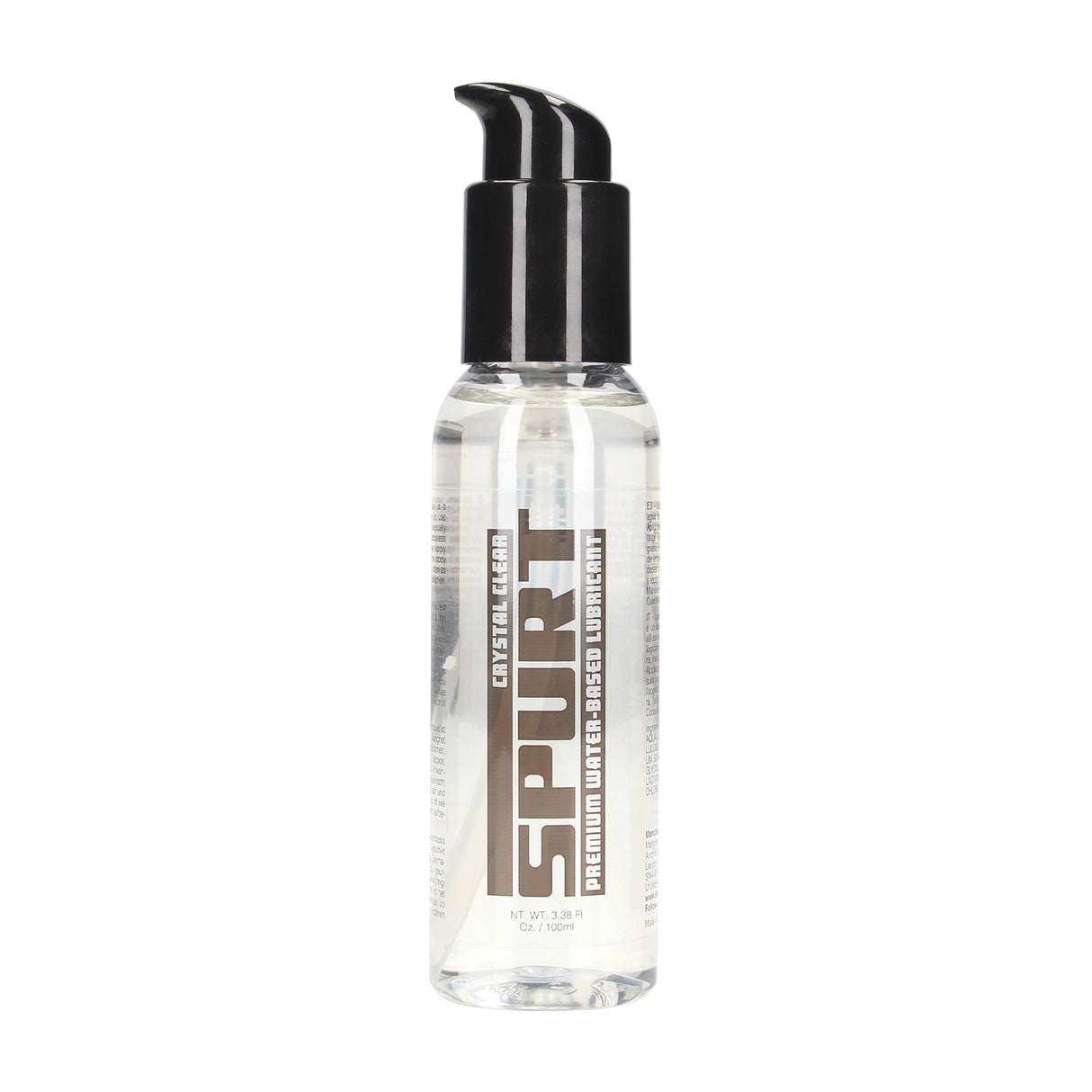 SPURT Crystal Clear Premium Water Based Lube 100ml