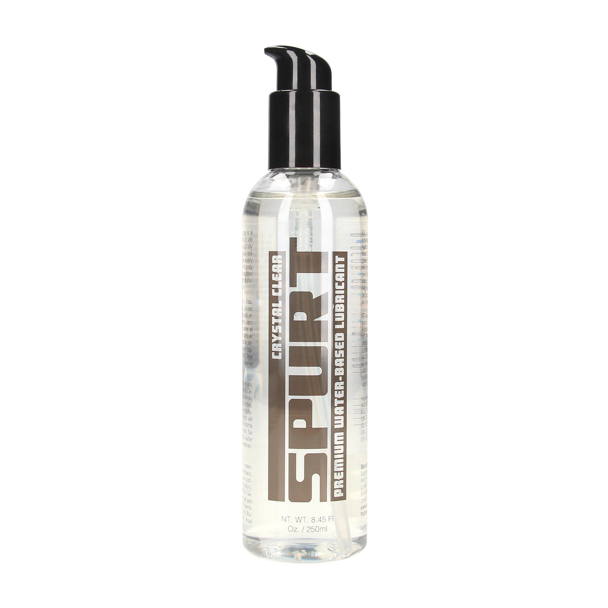 SPURT Crystal Clear Premium Water Based Lube 250ml